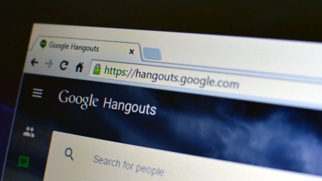 Google Hangouts web client