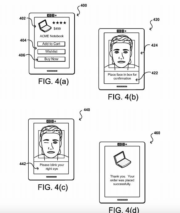 Amazon Pay-by-Selfie Patent