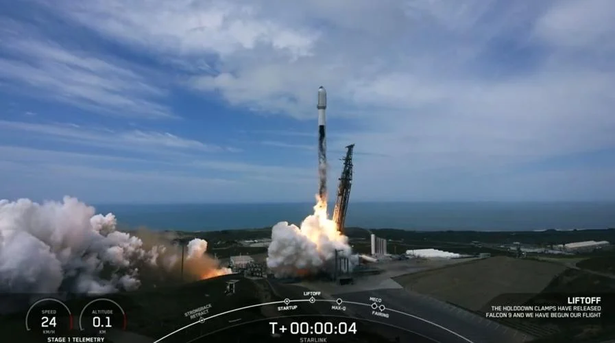 SpaceX Falcon 9 Successfully Launches Starlink Satellites from Vandenberg Space Force Base
