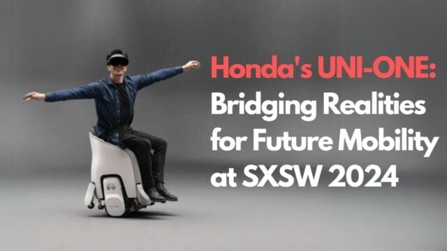 Honda Uni-One Revolutionizing Mobility with Extended Reality