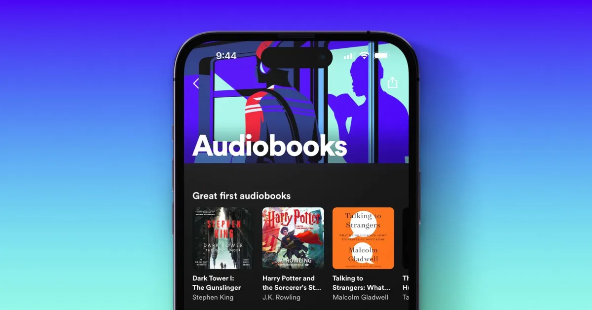 Spotify audiobooks