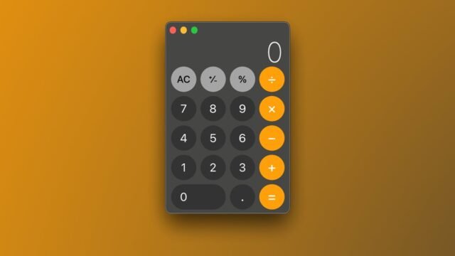 macOS 15 Innovation with a New Look at the Calculator App