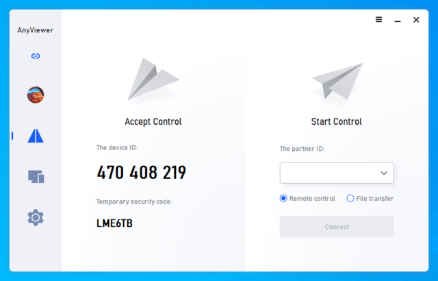 iOS Remote Access App